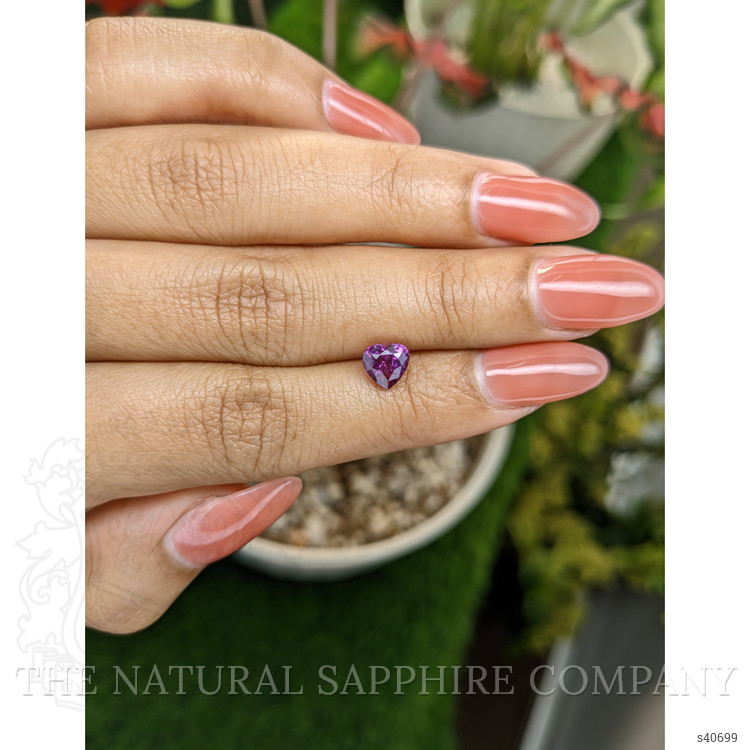 1.43 Ct. Pinkish Purple Sapphire from Ceylon (Sri Lanka)