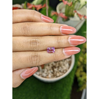 2.50 Ct. Purplish Pink Sapphire from Ceylon (Sri Lanka) Life Style