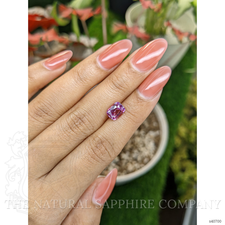 2.50 Ct. Purplish Pink Sapphire from Ceylon (Sri Lanka)
