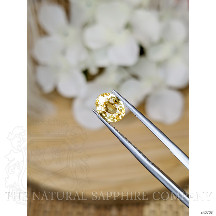 1.88 Ct. Yellow Sapphire from Ceylon (Sri Lanka)