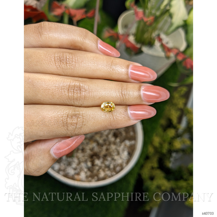 1.88 Ct. Yellow Sapphire from Ceylon (Sri Lanka)