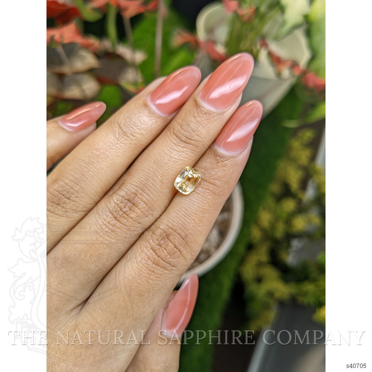 1.83 Ct. Yellow Sapphire from Ceylon (Sri Lanka)