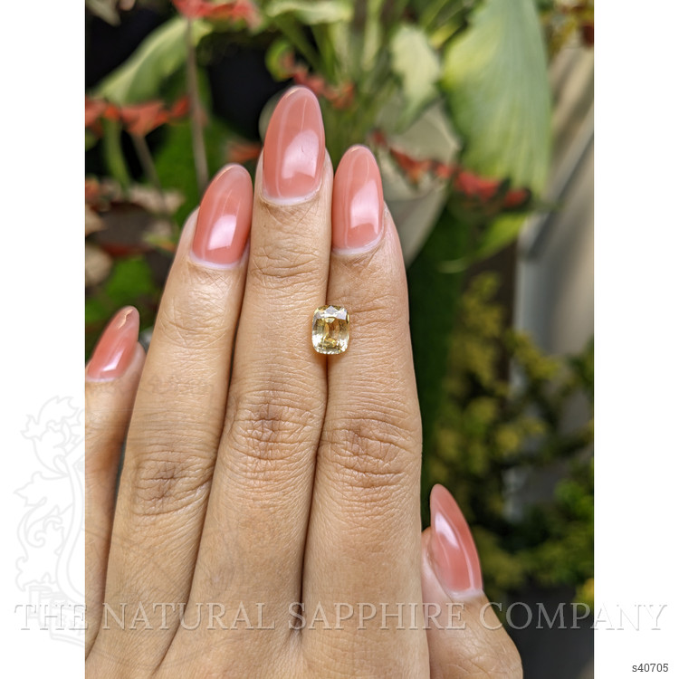 1.83 Ct. Yellow Sapphire from Ceylon (Sri Lanka)