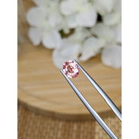 0.91 Ct. Padparadscha Sapphire from Ceylon (Sri Lanka) Life Style