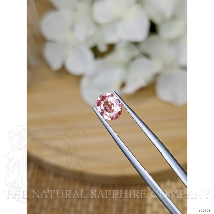 0.91 Ct. Padparadscha Sapphire from Ceylon (Sri Lanka)