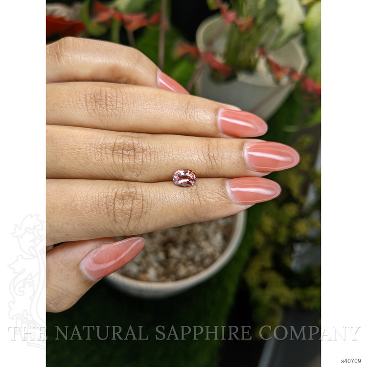 1.21 Ct. Padparadscha Sapphire from Ceylon (Sri Lanka)