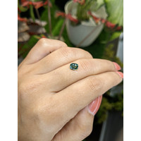 1.02 Ct. Bluish Green Sapphire from Ceylon (Sri Lanka) Life Style