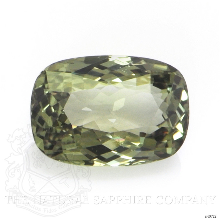 3.20 Ct. Yellowish Green Sapphire from Ceylon (Sri Lanka)