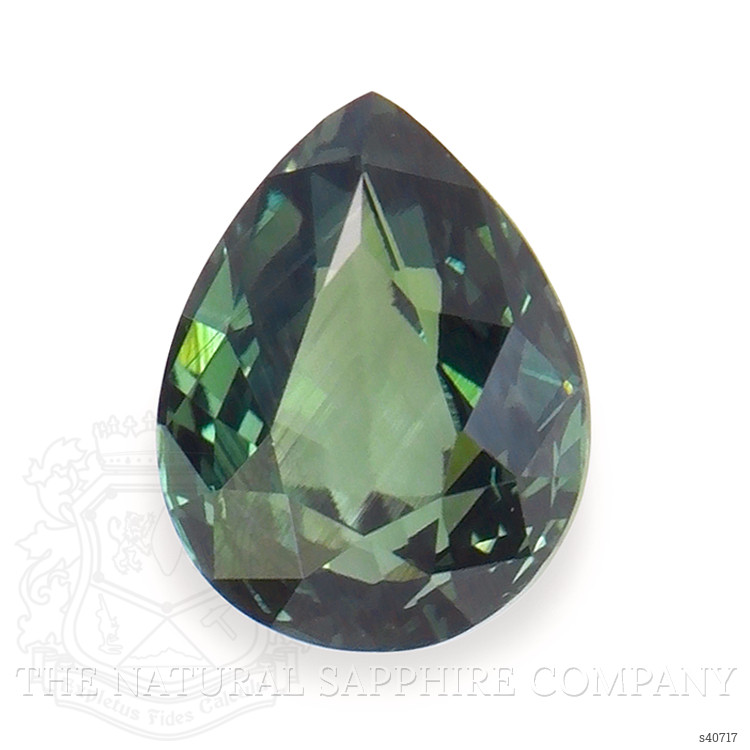 0.94 Ct. Green Sapphire from Ceylon (Sri Lanka)