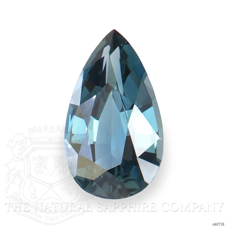 0.99 Ct. Greenish Blue Sapphire from Ceylon (Sri Lanka)