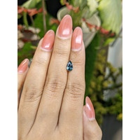 0.99 Ct. Greenish Blue Sapphire from Ceylon (Sri Lanka) Life Style