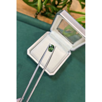 1.82 Ct. Bluish Green Sapphire from Madagascar Life Style