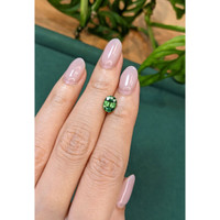 1.82 Ct. Bluish Green Sapphire from Madagascar Life Style