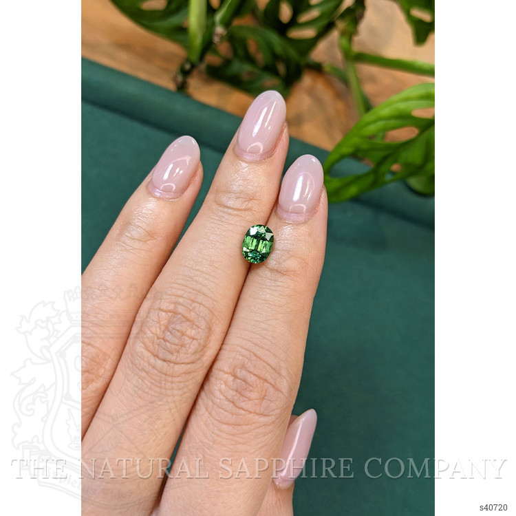 1.82 Ct. Bluish Green Sapphire from Madagascar