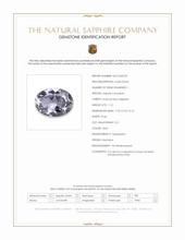 1.13 Ct. Grey Sapphire from Montana Scan Report