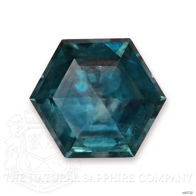 0.59 Ct. Greenish Blue Sapphire from Montana