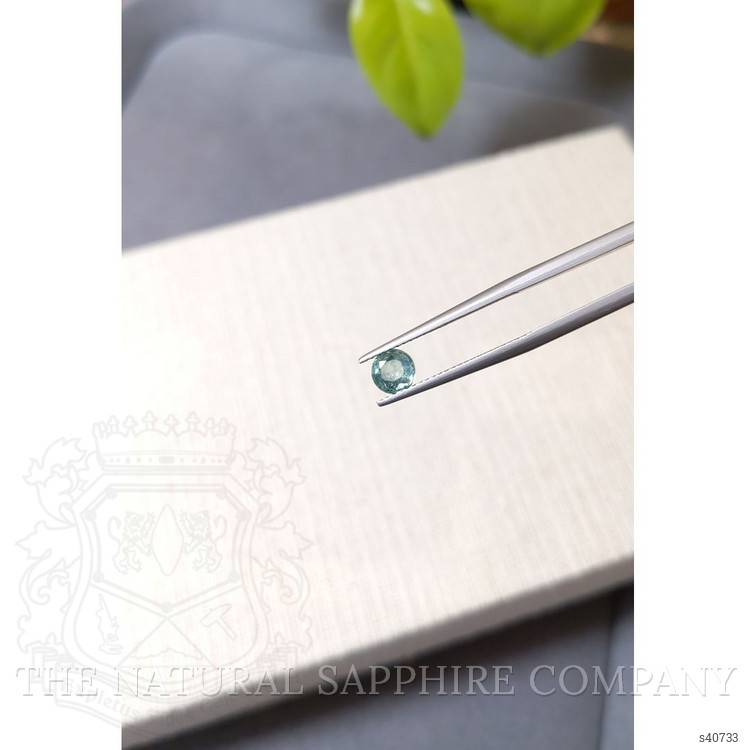 0.73 Ct. Bluish Green Sapphire from Montana