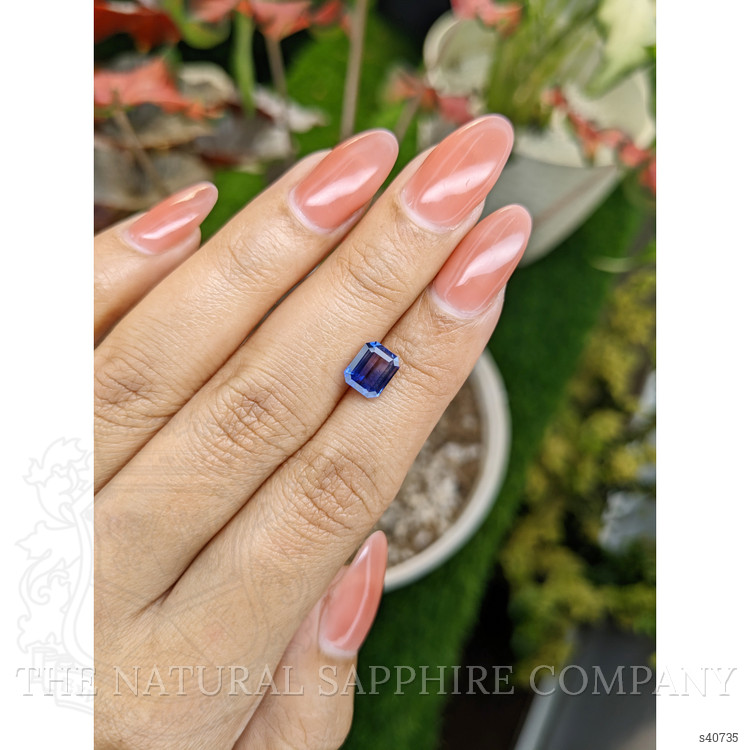 2.15 Ct. Blue Sapphire from Ceylon (Sri Lanka)