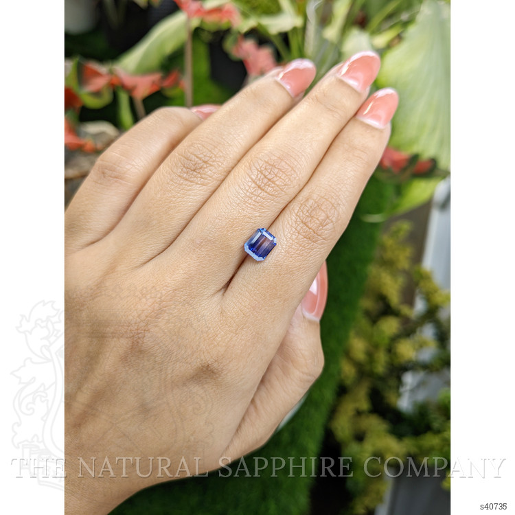 2.15 Ct. Blue Sapphire from Ceylon (Sri Lanka)
