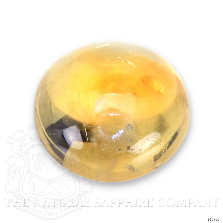 2.01 Ct. Yellow Cabochon Sapphire from Montana