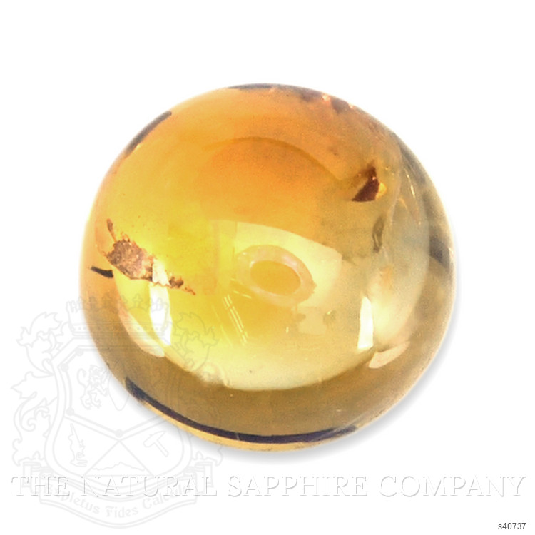 1.08 Ct. Yellow Cabochon Sapphire from Montana