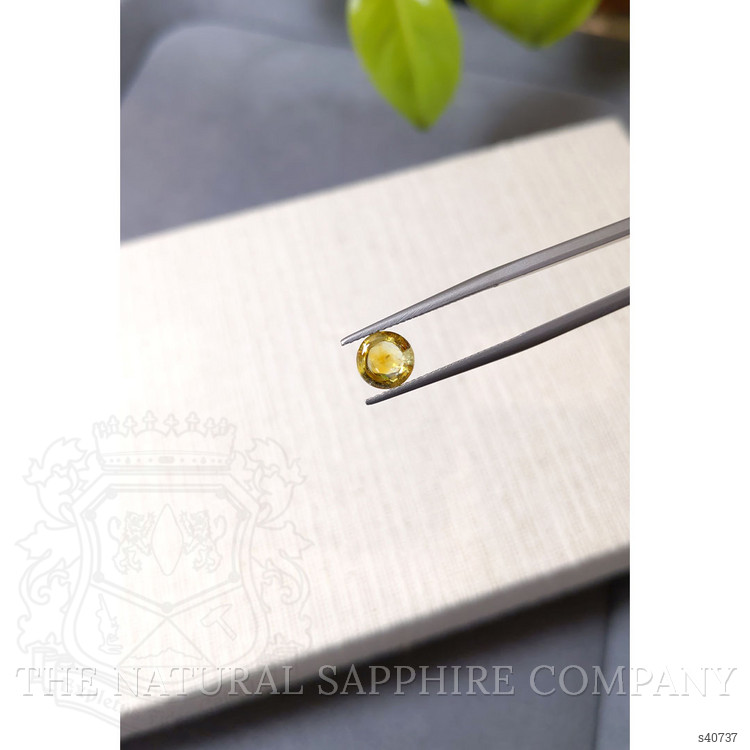 1.08 Ct. Yellow Cabochon Sapphire from Montana