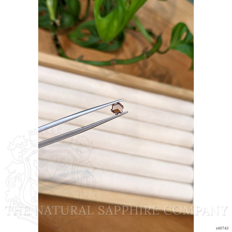 0.48 Ct. Peach Sapphire from Montana