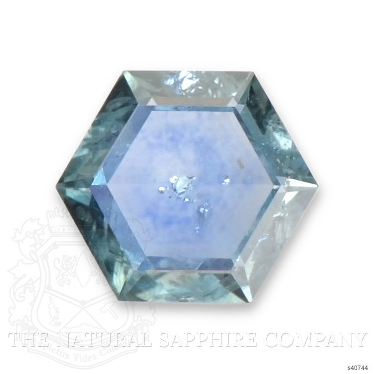0.69 Ct. Bluish Green Sapphire from Montana