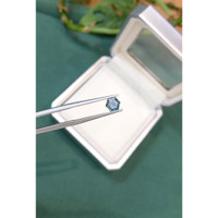 0.69 Ct. Bluish Green Sapphire from Montana Life Style
