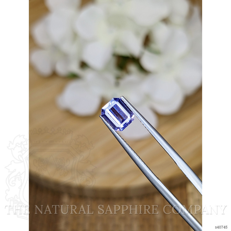 1.65 Ct. Bluish Purple Sapphire from Ceylon (Sri Lanka)