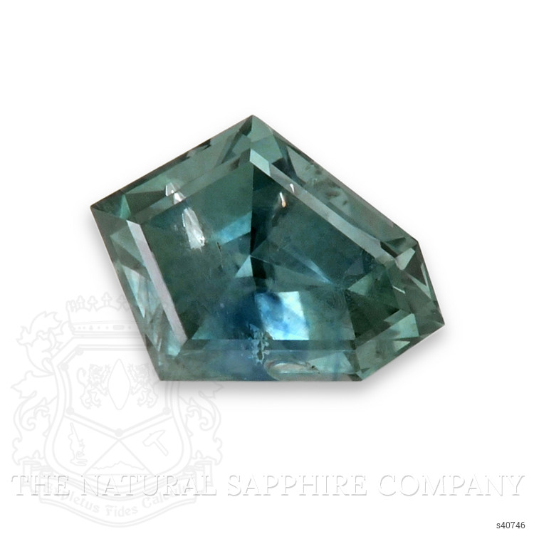 0.73 Ct. Bluish Green Sapphire from Montana