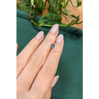 0.73 Ct. Bluish Green Sapphire from Montana Life Style