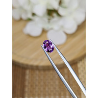 1.21 Ct. Pinkish Purple Sapphire from Ceylon (Sri Lanka) Life Style