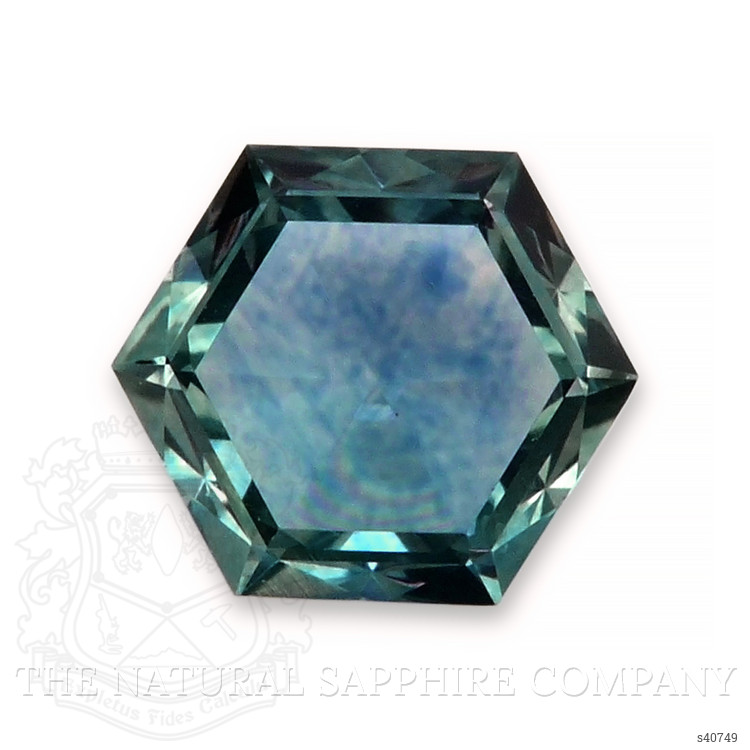 0.43 Ct. Bluish Green Sapphire from Montana