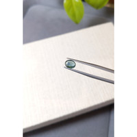 1.26 Ct. Bluish Green Cabochon Sapphire from Montana Life Style