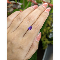 0.94 Ct. Pinkish Purple Sapphire from Ceylon (Sri Lanka) Life Style