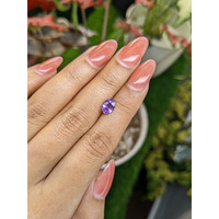 1.29 Ct. Pinkish Purple Sapphire from Ceylon (Sri Lanka) Life Style