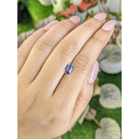 1.02 Ct. Violet Sapphire from Ceylon (Sri Lanka) Life Style