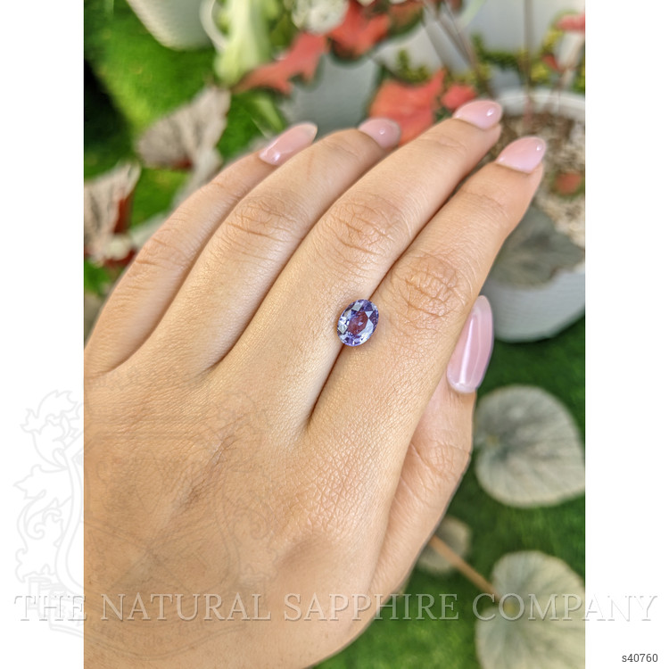 2.05 Ct. Purple Sapphire from Ceylon (Sri Lanka)
