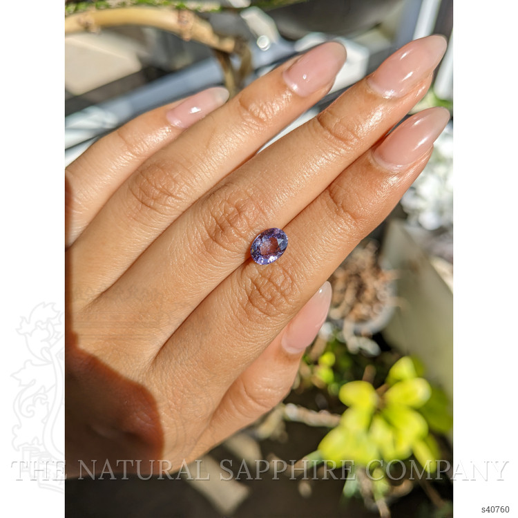 2.05 Ct. Purple Sapphire from Ceylon (Sri Lanka)