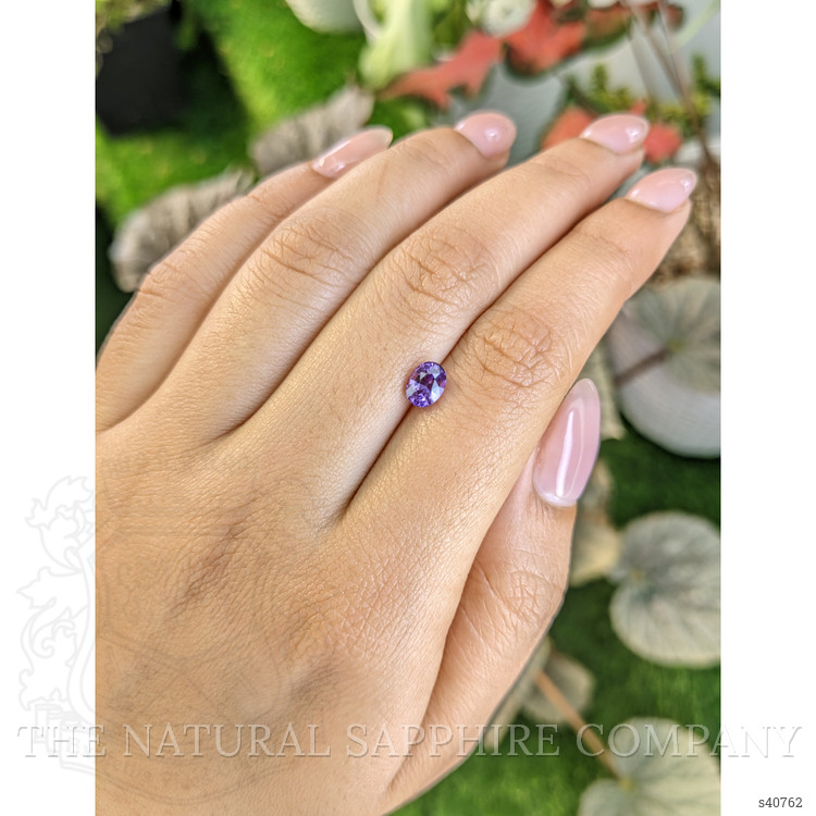 0.94 Ct. Pinkish Purple Sapphire from Ceylon (Sri Lanka)