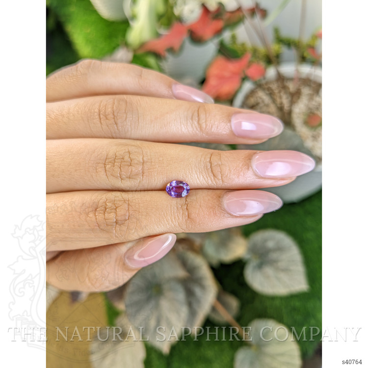 0.96 Ct. Pinkish Purple Sapphire from Ceylon (Sri Lanka)