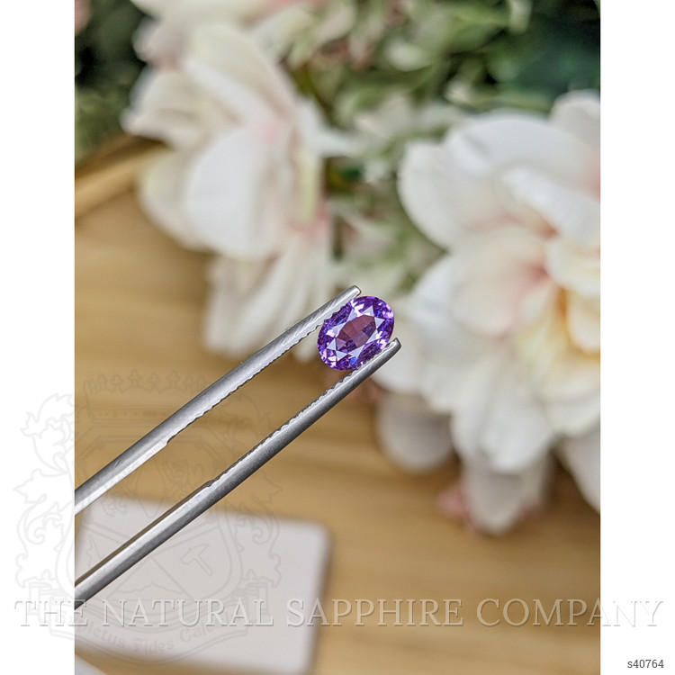 0.96 Ct. Pinkish Purple Sapphire from Ceylon (Sri Lanka)