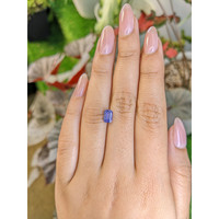 1.12 Ct. Violet Sapphire from Ceylon (Sri Lanka) Life Style