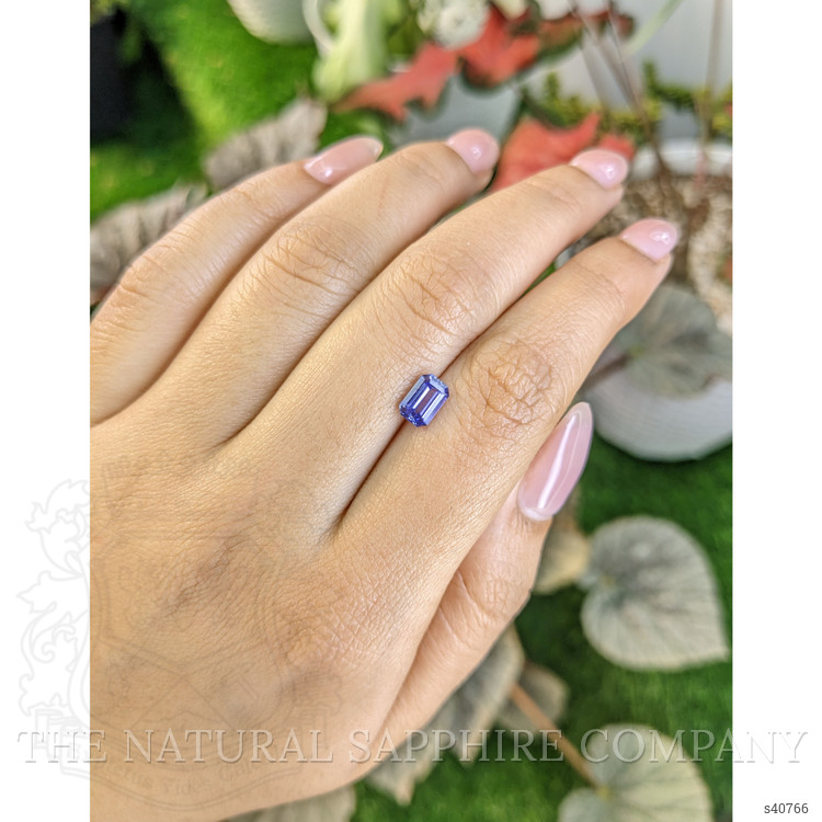 1.12 Ct. Violet Sapphire from Ceylon (Sri Lanka)