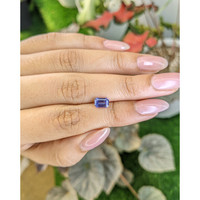 1.12 Ct. Violet Sapphire from Ceylon (Sri Lanka) Life Style