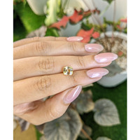 2.28 Ct. Orangish Yellow Sapphire from Ceylon (Sri Lanka) Life Style