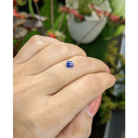 0.76 Ct. Bi Color Sapphire from Ceylon (Sri Lanka) Life Style