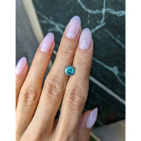 2.50 Ct. Bluish Green Sapphire from Montana Life Style