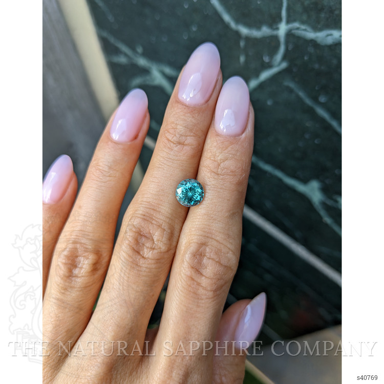 2.50 Ct. Bluish Green Sapphire from Montana